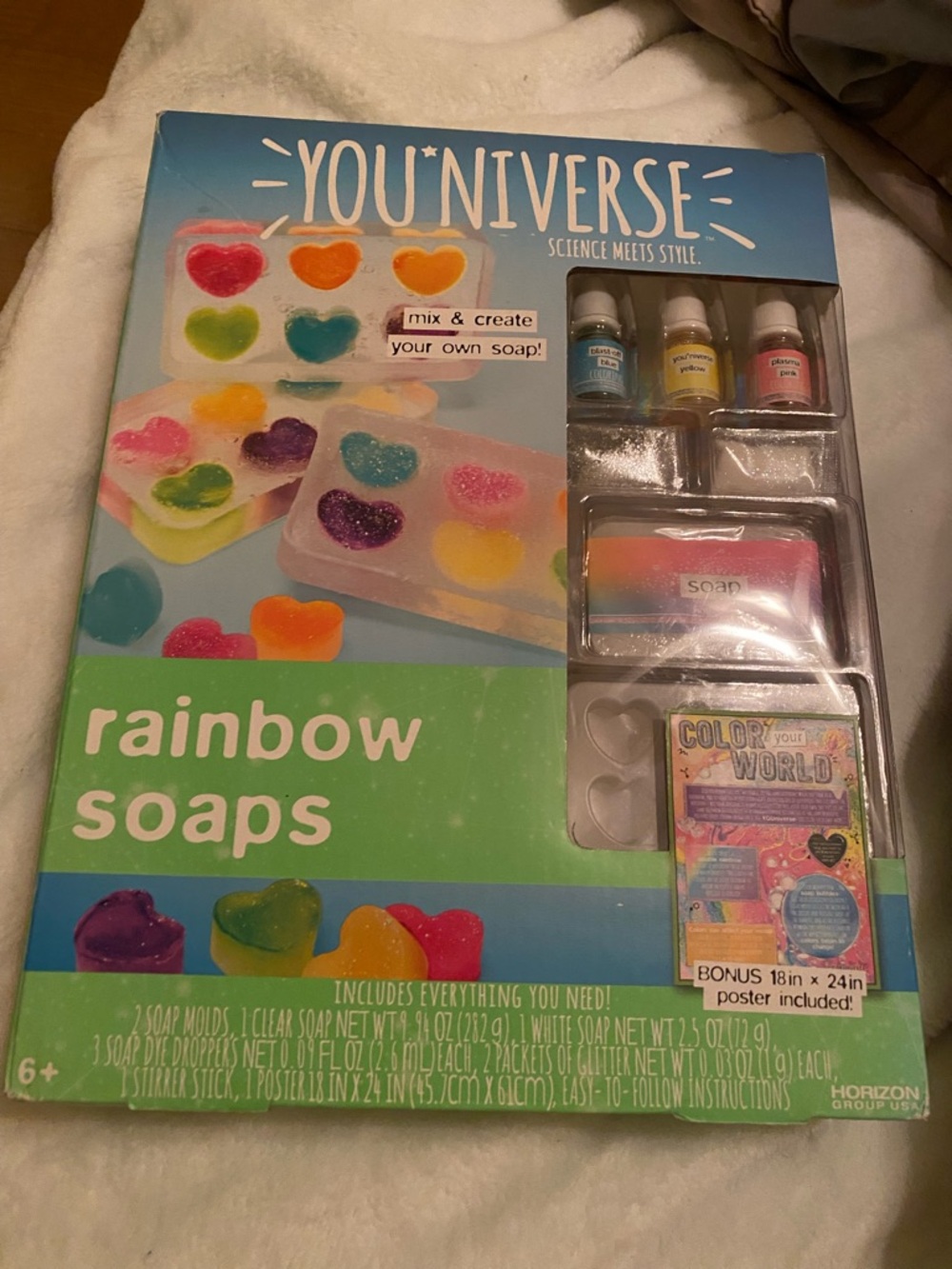YouNiverse Rainbow Soaps Kit - Multicolor Soap Making Set
